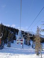 Free Stock Photo: View from a chair lift at a ski mountain