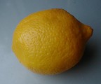 Free Stock Photo: Closeup of a yellow lemon