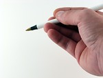 Free Stock Photo: Hand with pen