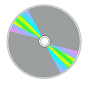 Free Stock Photo: Illustration of a compact disc