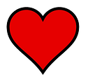 Free Stock Photo: Illustration of a red heart