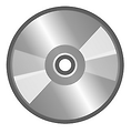 Free Stock Photo: Illustration of a gray compact disc