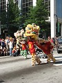 Free Stock Photo: Chinese dragons at the Dragoncon 2008 parade