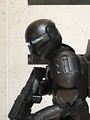 Free Stock Photo: Closeup of a dark trooper costume at Dragoncon 2008