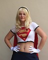 Free Stock Photo: Beautiful young woman in Supergirl costume at Dragoncon 2008