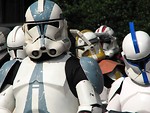 Free Stock Photo: Several Clone Trooper costumes in 2008 Dragoncon parade