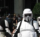 Free Stock Photo: Biker Scout costume in the 2008 Dragoncon parade