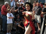 Free Stock Photo: Girl in Wonder Woman costume at 2008 Dragoncon parade