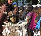 Free Stock Photo: Boy in Orc costume at Dragoncon 2008 parade
