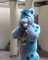 Free Stock Photo: Person in blue cat costume at Dragoncon 2008