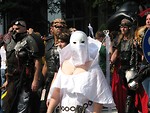Free Stock Photo: People in leather costumes in the 2008 Dragoncon parade