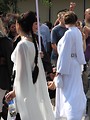 Free Stock Photo: Two women in Princess Leia costumes in 2008 Dragoncon parade