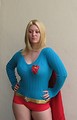 Free Stock Photo: Beautiful blonde posing in a Supergirl costume at Dragoncon 2008