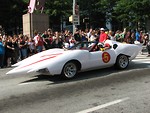 Free Stock Photo: Speed Racer car in the 2008 Dragoncon parade