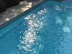 Free Stock Photo: Light on a swimming pool
