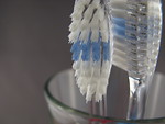 Free Stock Photo: Closeup of toothbrushes