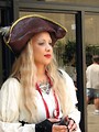 Free Stock Photo: Beautiful woman in a pirate costume at Dragoncon 2008