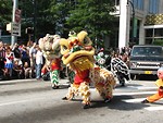 Free Stock Photo: Chinese parade dragons in the 2008 Dragoncon parade