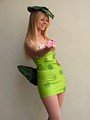 Free Stock Photo: Beautiful blonde girl in a flower costume at Dragoncon 2008