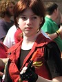 Free Stock Photo: Young girl with gun in the 2008 Dragoncon parade