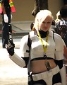 Free Stock Photo: Beautiful blonde in a Stormtrooper costume at Dragoncon 2008