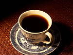 Free Stock Photo: A cup of dark coffee