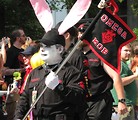 Free Stock Photo: Man in bunny costume in the 2008 Dragoncon parade