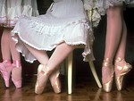 Free Stock Photo: Closeup of three ballerina
