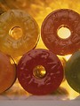 Free Stock Photo: Close-up of colored Life Savers candies