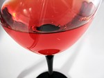 Free Stock Photo: Closeup of wine glass