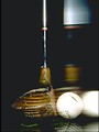 Free Stock Photo: Close-up of a golf club hitting  a golf ball