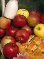 Free Stock Photo: Apples and apple pie display