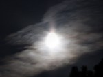 Free Stock Photo: Moon in night sky