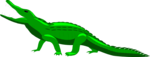 Free Stock Photo: Illustration of an alligator