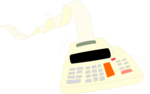 Free Stock Photo: Illustration of an adding machine