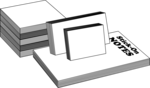 Free Stock Photo: Illustration of stick on notes