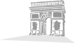 Free Stock Photo: Illustration of the Arc de Triomphe