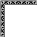 Free Stock Photo: Illustration of an upper left frame corner