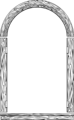 Free Stock Photo: Illustration of a blank frame border