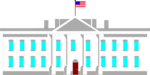 Free Stock Photo: Illustration of the White House in Washington DC