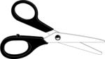 Free Stock Photo: Illustration of a pair of scissors