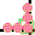 Free Stock Photo: Illustration of a decorative lower right frame corner