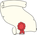 Free Stock Photo: Illustration of a blank award