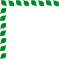 Free Stock Photo: Illustration of an upper left frame corner of leaves