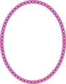 Free Stock Photo: Illustration of a blank purple frame border