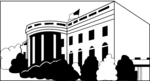 Free Stock Photo: Illustration of the White House in Washington DC