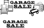 Free Stock Photo: Illustration of a garage sale sign.