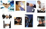Free Stock Photo: Collection of web sized business hand shakes.