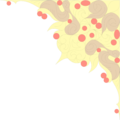 Free Stock Photo: Illustration of a decorative upper right frame corner