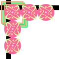 Free Stock Photo: Illustration of an ornate upper left frame corner